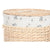 Korb für schmutzige Wäsche Home ESPRIT natürlich korb Shabby Chic 45 x 45 x 55 cm 3 Stücke