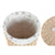 Korb für schmutzige Wäsche Home ESPRIT natürlich korb Shabby Chic 45 x 45 x 55 cm 3 Stücke