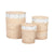Korb für schmutzige Wäsche Home ESPRIT natürlich korb Shabby Chic 45 x 45 x 55 cm 3 Stücke