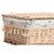 Korb für schmutzige Wäsche Home ESPRIT natürlich korb Shabby Chic 42 x 33 x 20 cm 3 Stücke