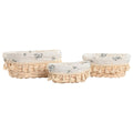 Korb-Set Home ESPRIT korb 29 x 22 x 12 cm