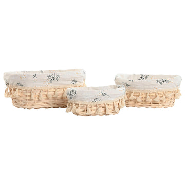 Korb-Set Home ESPRIT korb 29 x 22 x 12 cm