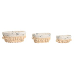 Korb-Set Home ESPRIT korb 29 x 22 x 12 cm