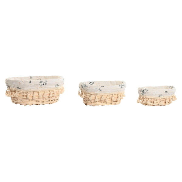 Korb-Set Home ESPRIT korb 29 x 22 x 12 cm