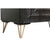 Anrichte Home ESPRIT Schwarz Gold Metall Mango-Holz 81 x 45 x 75 cm