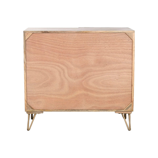 Anrichte Home ESPRIT Gold natürlich Metall Mango-Holz 81 x 45 x 75 cm