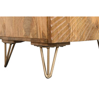 Anrichte Home ESPRIT Gold natürlich Metall Mango-Holz 81 x 45 x 75 cm
