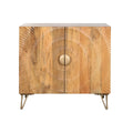 Anrichte Home ESPRIT Gold natürlich Metall Mango-Holz 81 x 45 x 75 cm