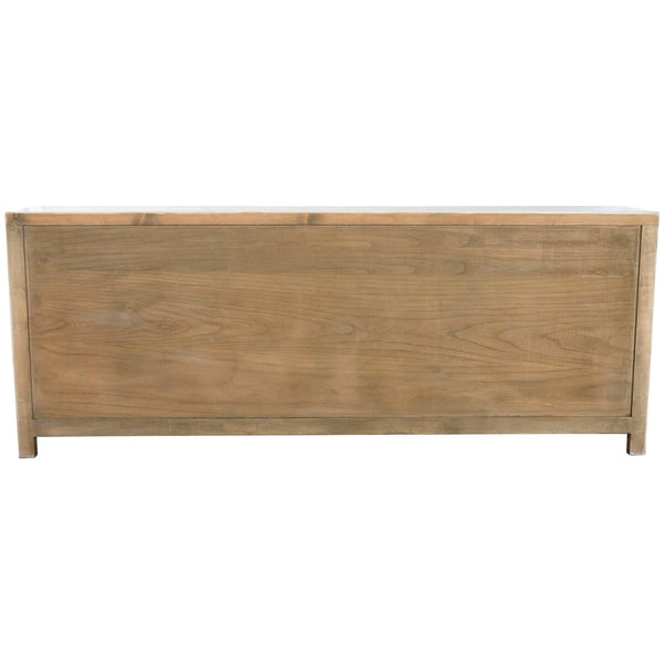 Anrichte Home ESPRIT Weiß Ulmenholz 220 x 42 x 85 cm