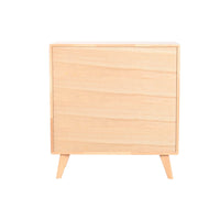 Anrichte Home ESPRIT natürlich Metall Rattan Kautschukholz 73,5 x 35 x 78 cm