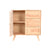 Anrichte Home ESPRIT natürlich Metall Rattan Kautschukholz 73,5 x 35 x 78 cm