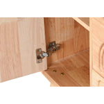 Anrichte Home ESPRIT natürlich Metall Rattan Kautschukholz 73,5 x 35 x 78 cm