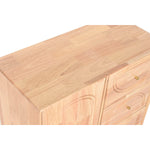 Anrichte Home ESPRIT natürlich Metall Rattan Kautschukholz 73,5 x 35 x 78 cm
