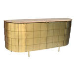 Anrichte Home ESPRIT Gold Messing Mango-Holz 197 x 46 x 85 cm