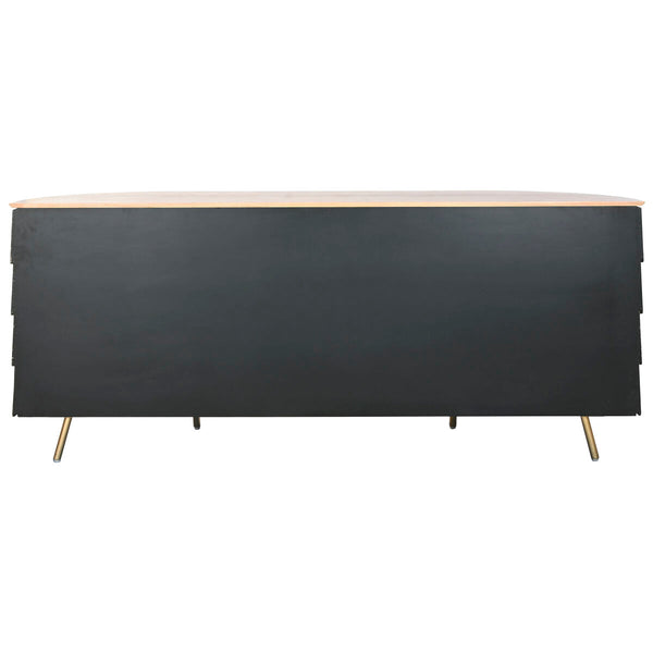 Anrichte Home ESPRIT Gold Messing Mango-Holz 197 x 46 x 85 cm