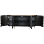 Anrichte Home ESPRIT Gold Messing Mango-Holz 197 x 46 x 85 cm