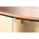 Anrichte Home ESPRIT Gold Messing Mango-Holz 197 x 46 x 85 cm