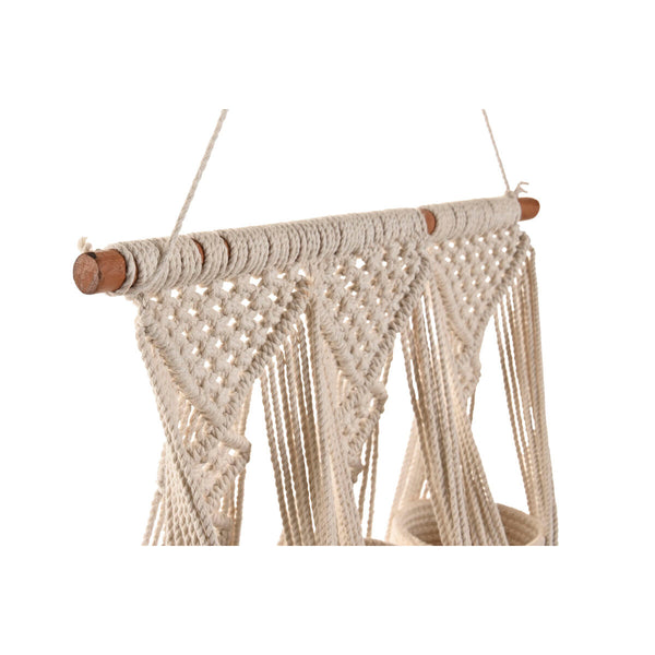 Blumentopf Home ESPRIT Baumwolle Holz Urban 46 x 2 x 93 cm