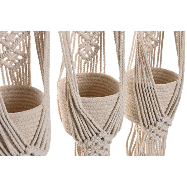 Blumentopf Home ESPRIT Baumwolle Holz Urban 46 x 2 x 93 cm