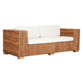 Gartenbank Home ESPRIT Weiß natürlich 192 x 92 x 65 cm