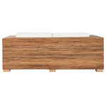 Gartenbank Home ESPRIT Weiß natürlich 192 x 92 x 65 cm