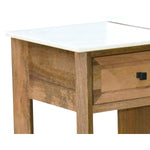 Waschtischunterschrank unter dem Waschbecken Home ESPRIT Weiß natürlich aus Keramik Mango-Holz 120 x 50 x 82 cm