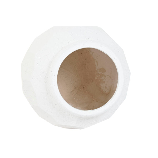 Blumentopf Home ESPRIT Weiß Magnesium Moderne 43 x 43 x 80 cm