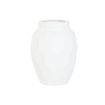 Blumentopf Home ESPRIT Weiß Magnesium Moderne 43 x 43 x 80 cm