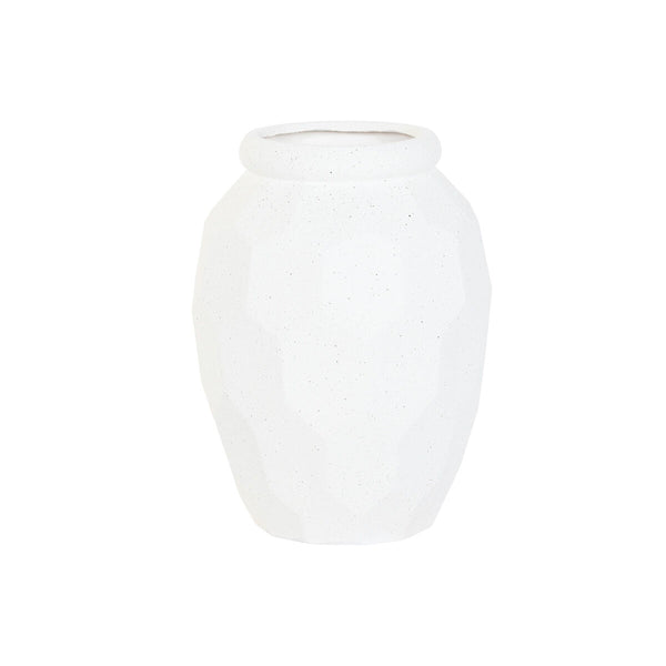 Blumentopf Home ESPRIT Weiß Magnesium Moderne 43 x 43 x 80 cm