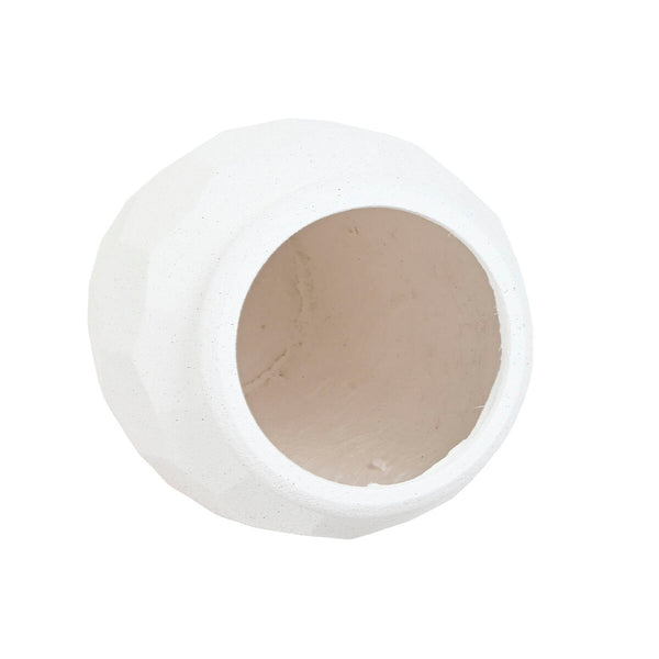 Blumentopf Home ESPRIT Weiß Magnesium Moderne 47 x 47 x 61 cm