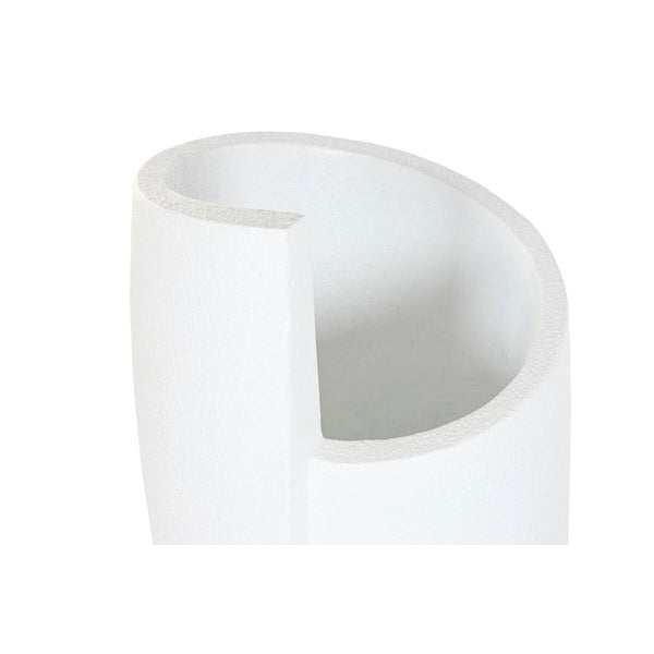 Blumentopf Home ESPRIT Weiß Magnesium Moderne Gesicht 33 x 33 x 72 cm