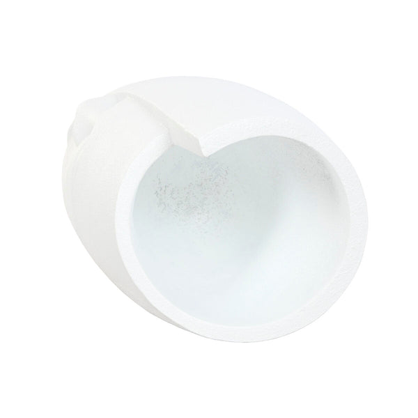 Blumentopf Home ESPRIT Weiß Magnesium Moderne Gesicht 33 x 33 x 72 cm