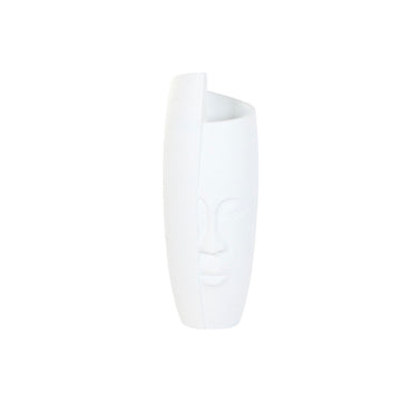 Blumentopf Home ESPRIT Weiß Magnesium Moderne Gesicht 33 x 33 x 72 cm