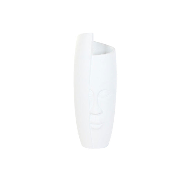 Blumentopf Home ESPRIT Weiß Magnesium Moderne Gesicht 33 x 33 x 72 cm