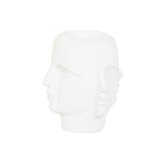 Blumentopf Home ESPRIT Weiß Magnesium Moderne Gesicht 49 x 49 x 50 cm