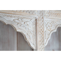 Regal Home ESPRIT Weiß Mango-Holz Holz MDF 180 x 40 x 200 cm
