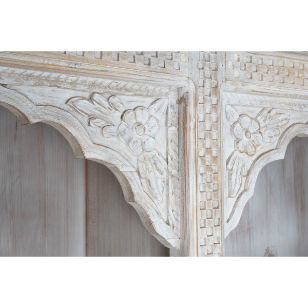 Regal Home ESPRIT Weiß Mango-Holz Holz MDF 180 x 40 x 200 cm