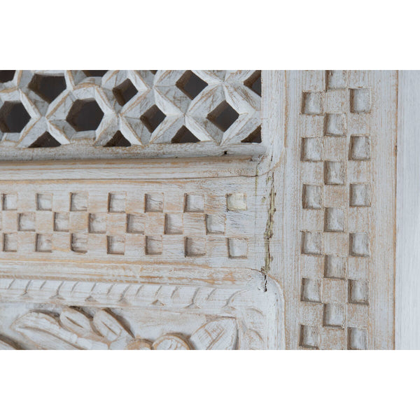 Regal Home ESPRIT Weiß Mango-Holz Holz MDF 180 x 40 x 200 cm