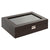 Box-Schmuckkästchen Home ESPRIT Dunkelbraun Polyurethan Kristall Stahl Holz MDF 30 x 20 x 8 cm