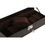 Box-Schmuckkästchen Home ESPRIT Beige Dunkelbraun Polyurethan Kristall Holz MDF 30 x 10 x 8 cm