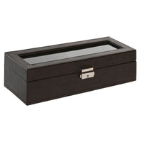 Box-Schmuckkästchen Home ESPRIT Beige Dunkelbraun Polyurethan Kristall Holz MDF 30 x 10 x 8 cm