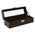 Box-Schmuckkästchen Home ESPRIT Beige Dunkelbraun Polyurethan Kristall Holz MDF 30 x 10 x 8 cm