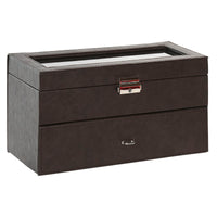Box-Schmuckkästchen Home ESPRIT Braun Polyurethan Kristall Holz MDF 27,5 x 11 x 15 cm