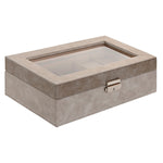 Box-Schmuckkästchen Home ESPRIT Braun Grau Polyurethan Holz MDF 25,00, X 16,5 X 8 CM