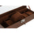 Box-Schmuckkästchen Home ESPRIT Braun Polyurethan Kristall Holz MDF 30 x 10 x 8 cm