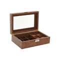 Box-Schmuckkästchen Home ESPRIT Braun Polyurethan Kristall Holz MDF 25 X 16,5 X 8,5 CM