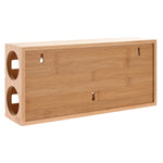 Küchenpapierrollenhalterung Home ESPRIT natürlich Bambus 33,5 x 7 x 14,5 cm