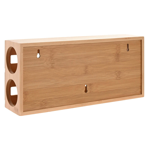 Küchenpapierrollenhalterung Home ESPRIT natürlich Bambus 33,5 x 7 x 14,5 cm