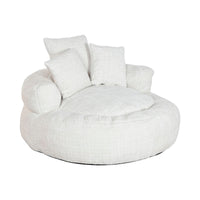 Sessel Home ESPRIT Weiß 104 x 104 x 50 cm