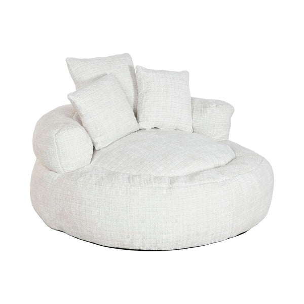 Sessel Home ESPRIT Weiß 104 x 104 x 50 cm